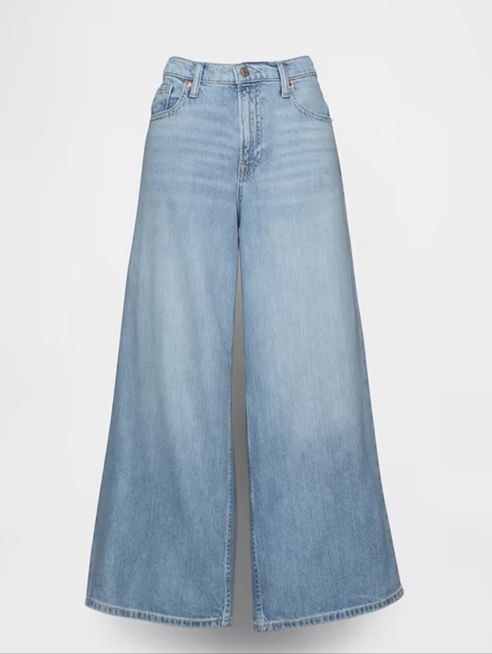 Gap Mid-Rise Wide Leg UltraSoft Baggy Women’s Jeans Indigo Size 29/8R